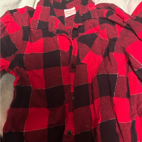 Jumping Beans Red and Black Plaid Shirt - Picture 4 of 4